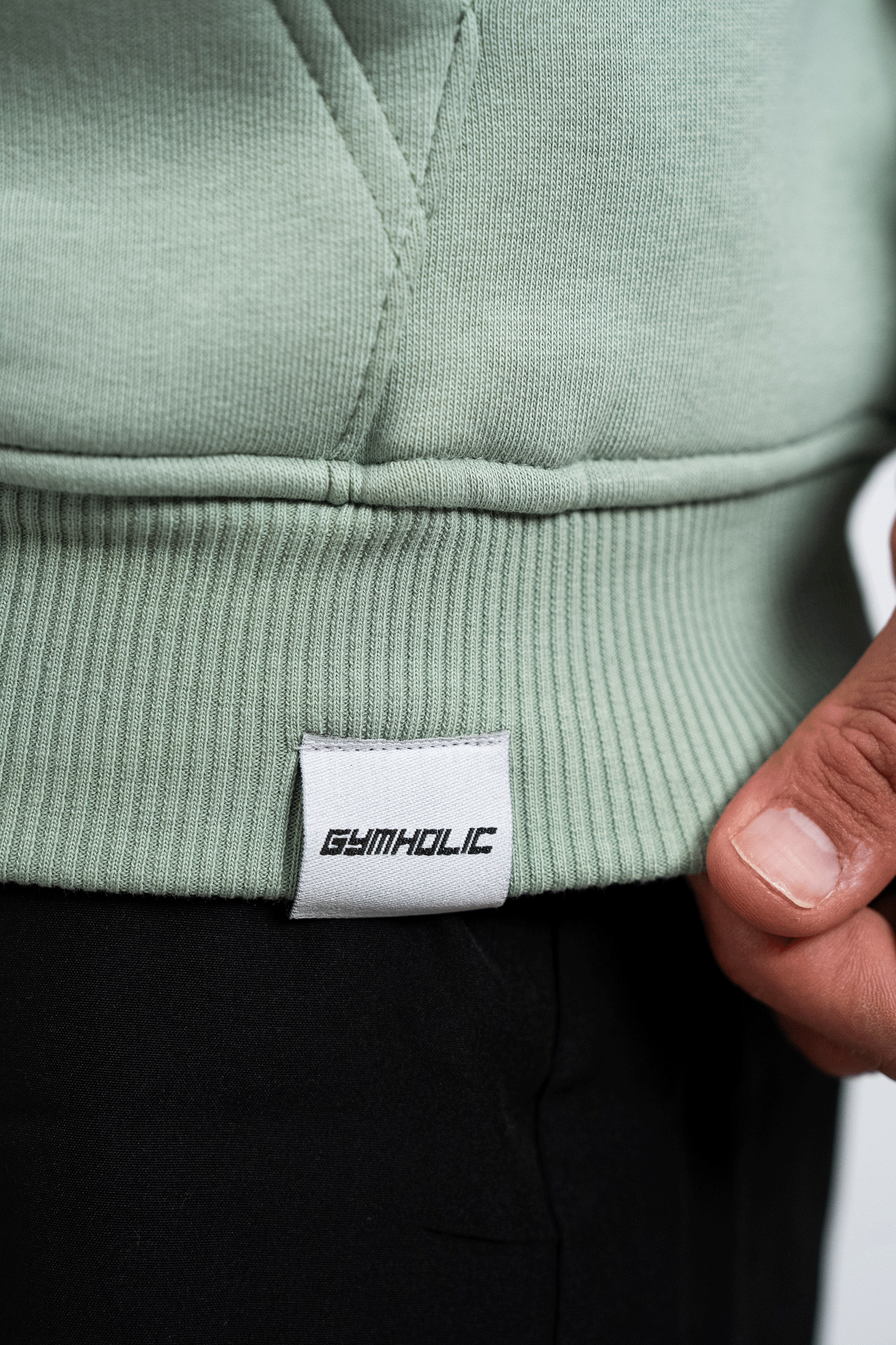 GYMHOLIC - Oversized Pullover for Women and Men – Aqua (Cloudhood Collection)