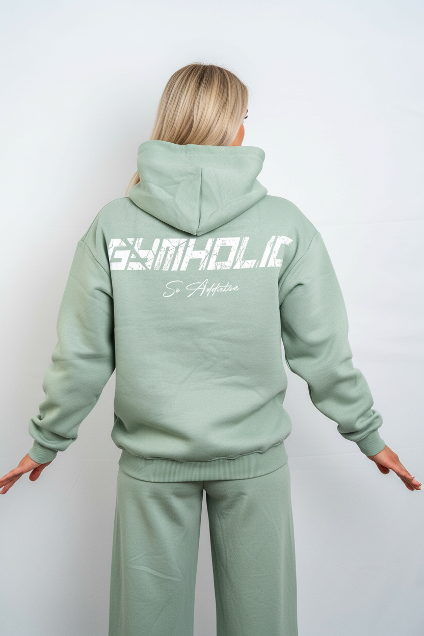 GYMHOLIC - Oversized Pullover for Women and Men – Aqua