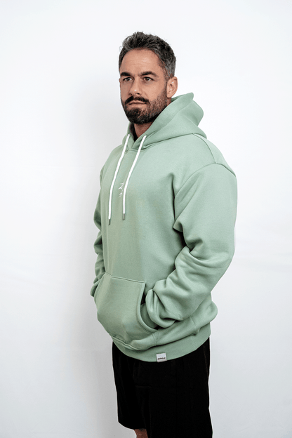 GYMHOLIC - Oversized Pullover for Women and Men – Aqua (Cloudhood Collection)