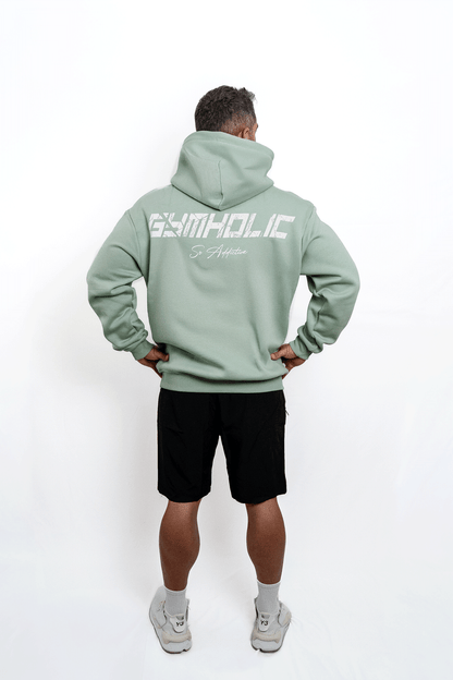 GYMHOLIC - Oversized Pullover for Women and Men – Aqua (Cloudhood Collection)