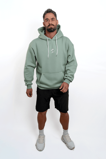 GYMHOLIC - Oversized Pullover for Women and Men – Aqua (Cloudhood Collection)